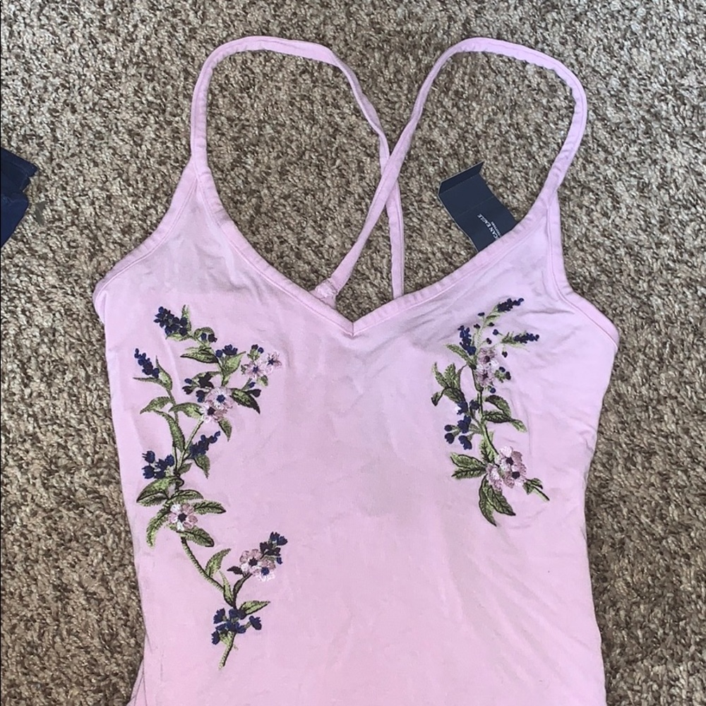American Eagle Pale Pink Body Suit